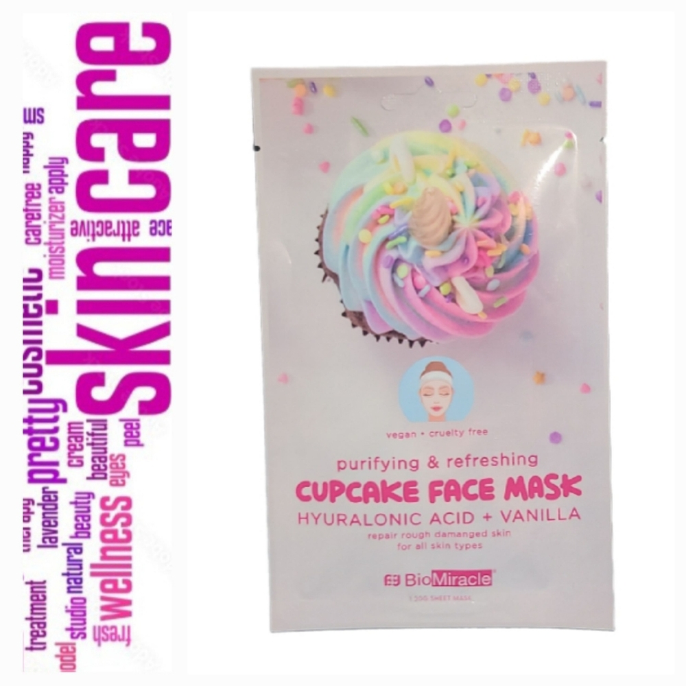 2/$5 BioMiracle® Purifying and Refreshing Cupcake Face Mask
